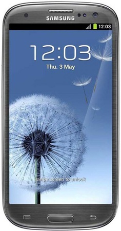 Смартфон Samsung Galaxy S3 GT-I9300 16Gb Titanium grey - Кирово-Чепецк